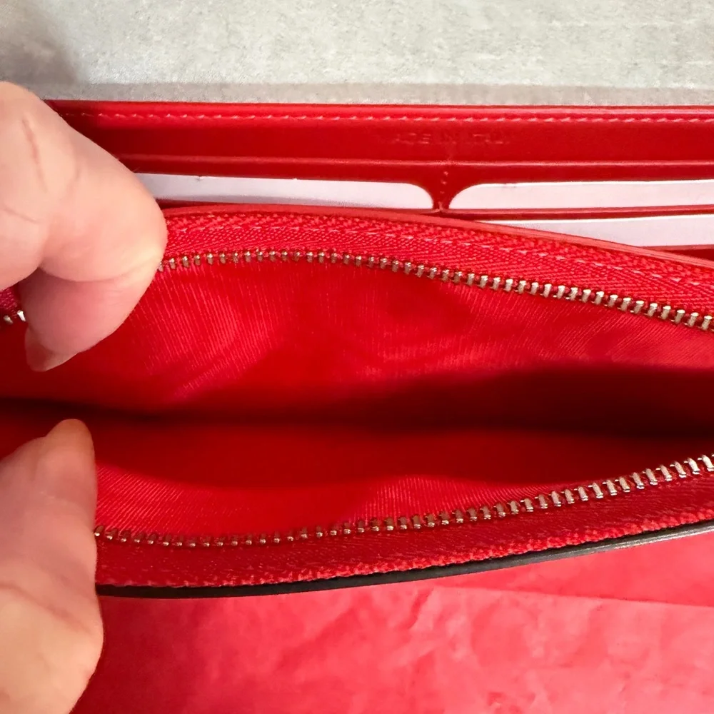 CHRISTIAN LOUBOUTIN SILVER HOLOGRAPHIC BOUDOIR STUDDED BAG WITH COA - Picture 13 of 15